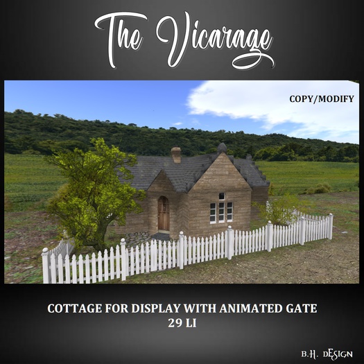BHD THE VICARAGE COTTAGE (DISPLAY)