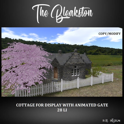 BHD THE  BLEAKSTON COTTAGE (DISPLAY)