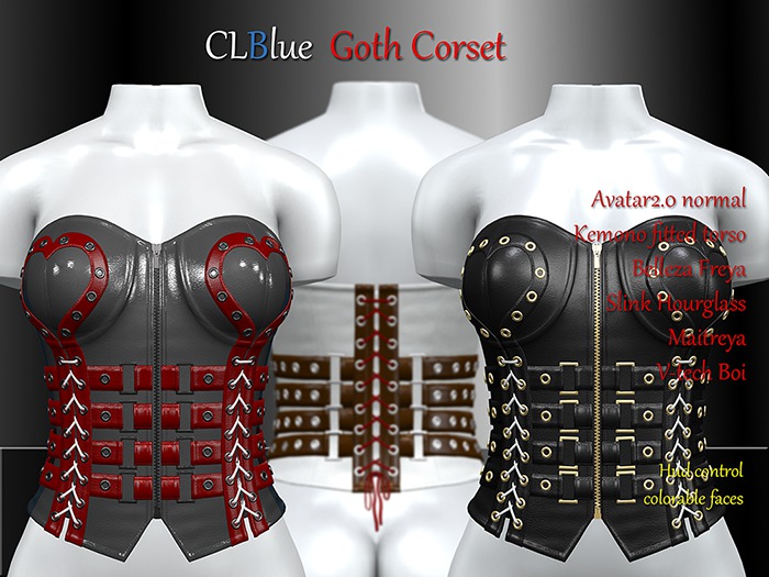 CLBlue-GothCorset