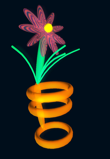flower pot balloon hat