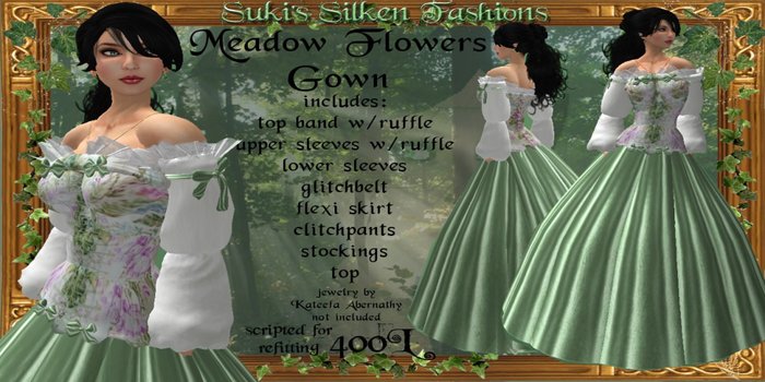 !~SSF~! Meadow Flowers Gown