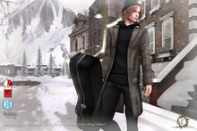 ::K:: Bobby Long Jacket Homme Plain-Set [BOX]