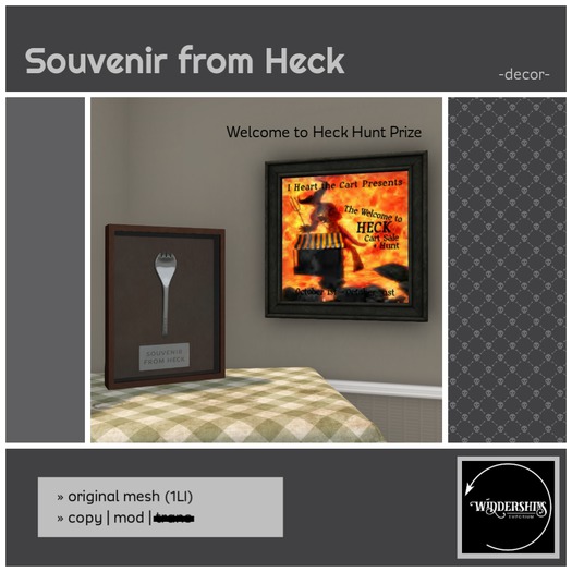 Widdershins - Souvenir from Heck