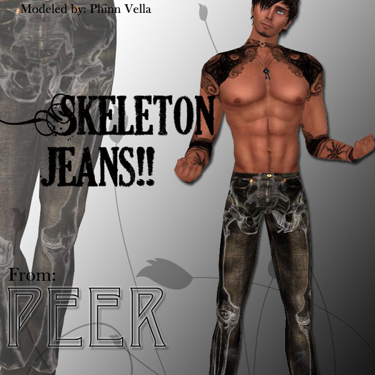 PEER Jeans- Skeleton Legs