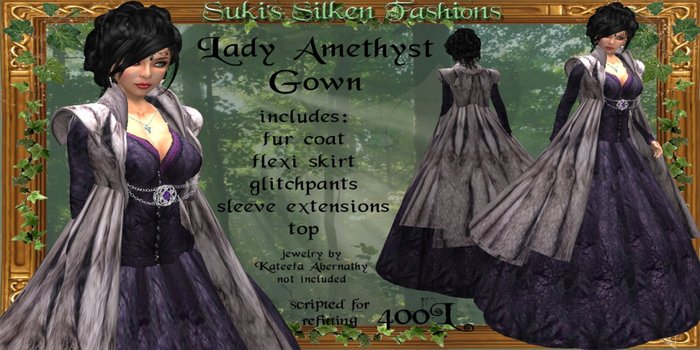 !~SSF~! Lady Amethyst Gown