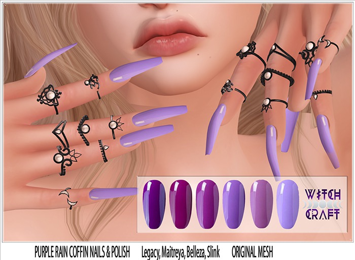 WitchCraft} Purple Rain Nails & Polish