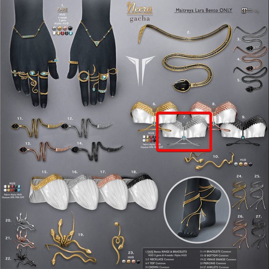 7.**RE** Neera Top - Common - Silver