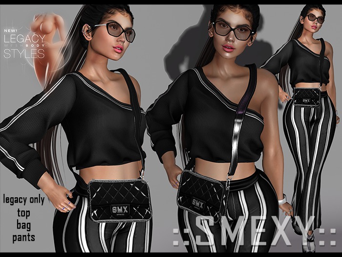 ::Smexy:: BLACK STRIPED LEGACY