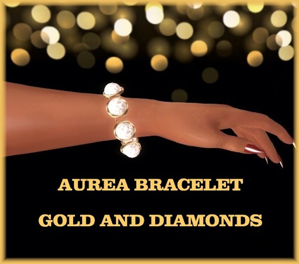 Aurea bracelet in gold with diamonds