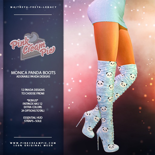 !PCP :: Monica Boots [Panda Pack]
