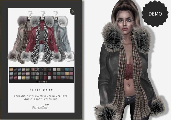 :::DEMO:::[FurtaCor Female] Clair Coat 