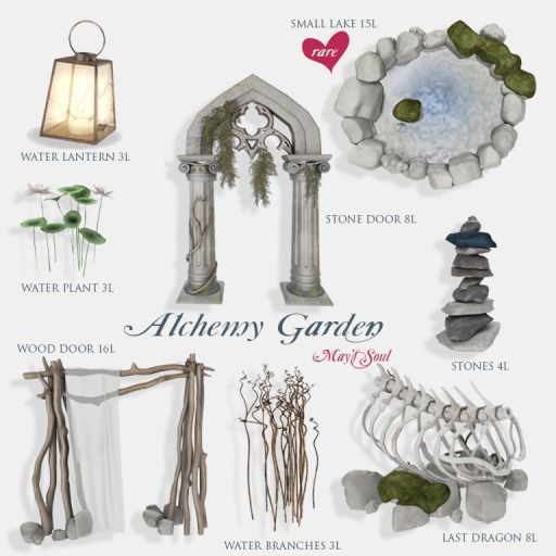 *May's Soul* Alchemy garden. Water branches