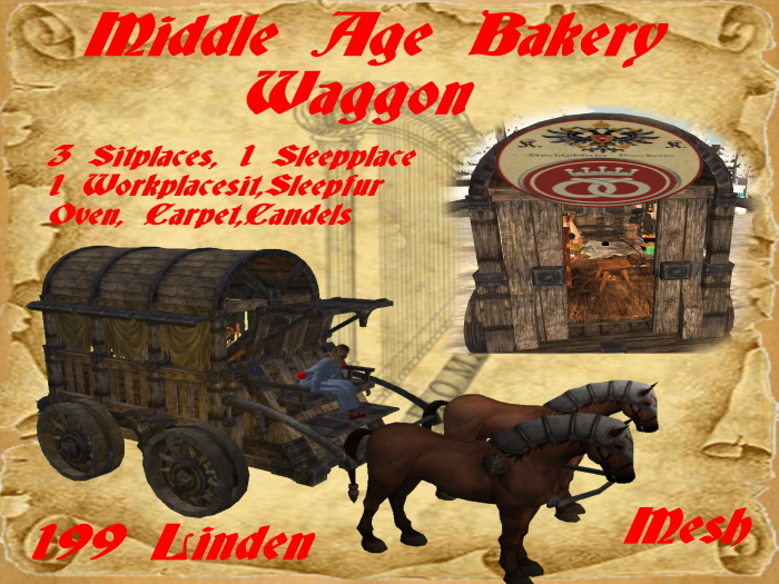 Middle Age Bakery Waggon Boxed