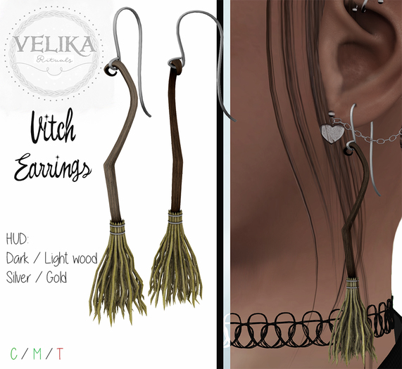 Velika Rituals - Vitch Earrings (Boxed) Add + touch