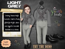 < SP > Looking Sharp Outfit for BYB - Light Grey