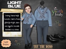 < SP > Looking Sharp Outfit for BYB - Light Blue