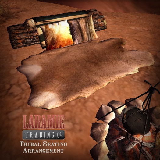 [Blackwood Traders] Tribal Seating Arrangement-Deer Hide