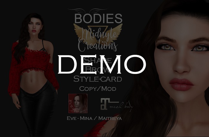 <MC> Evelyn 4 Eve-Mina / Maitreya (DEMO)  (add me)