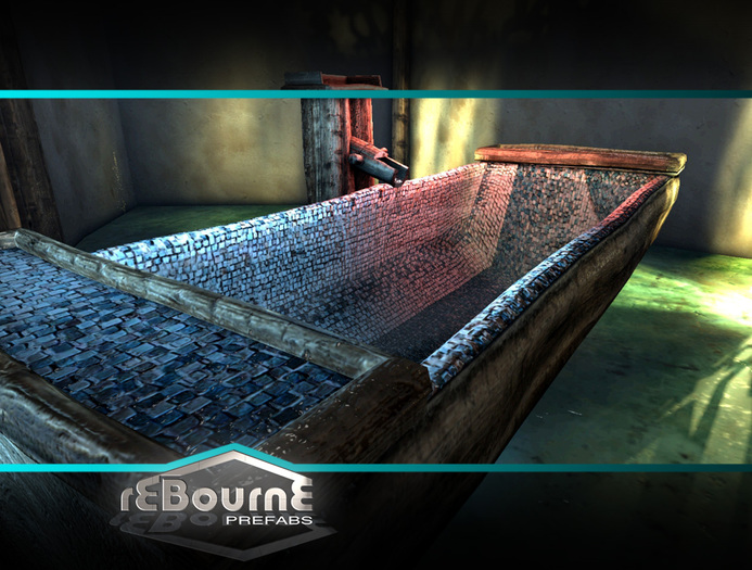 reBourne prefabs Boracay bath tub PG Version boxed