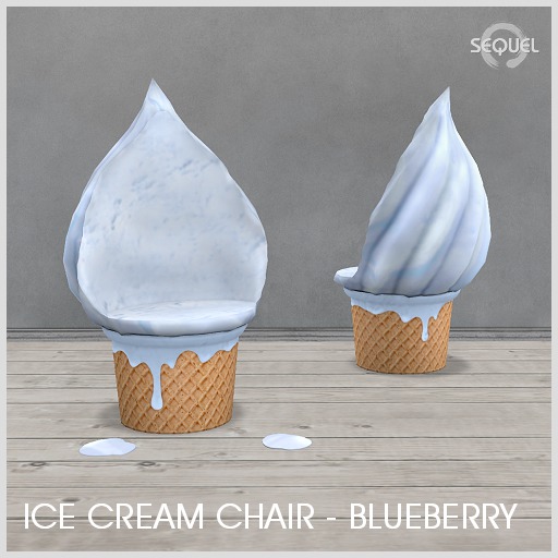 Sequel - Ice Cream Chair - Blueberry