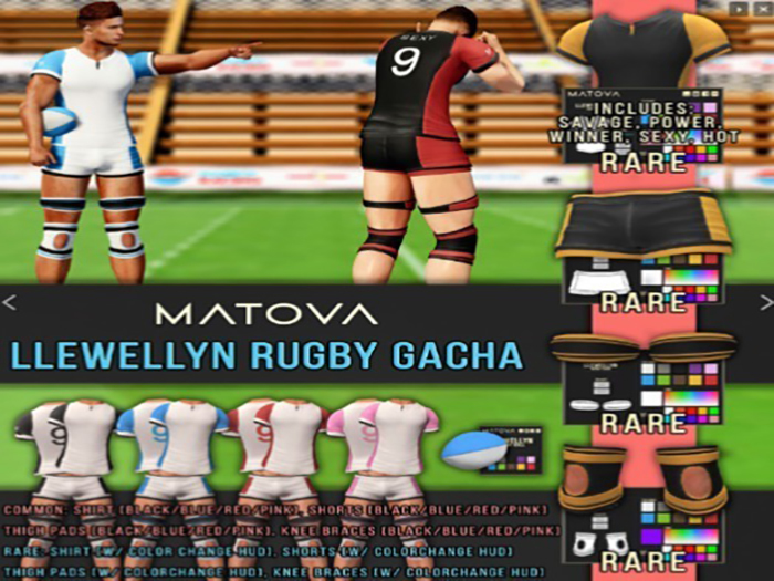 Matova - Llewellyn Rugby - 4pc Set - Pink - Gianni