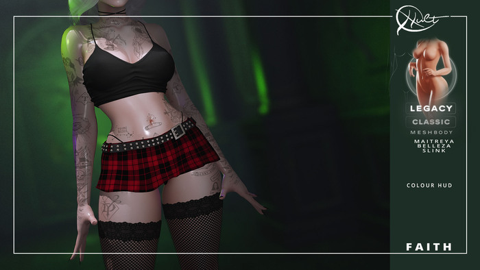 : CULT : Faith Tartan Skirt DEMO