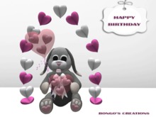 BMC392C - HAPPY BIRTHDAY PUPPY.