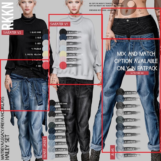 RKKN. Hailey Complete Black RARE Freya