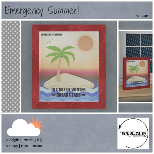 Widdershins - Emergency Summer -Decor-