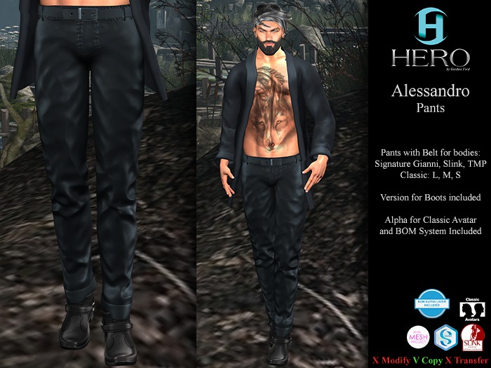 HERO - Alessandro Pants DEMO