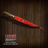 [Blackwood Traders] Native Stag Horn Knife-Red