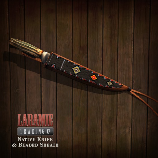 [Blackwood Traders] Native Stag Horn Knife-Black