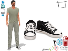 Dae Obj FBX Men's White Sports Shoes Slink Male, Belleza Jake, Signature Gianni, Ocacin Gamit