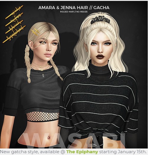 Wasabi // Amara Mesh Hair - #6 Reds