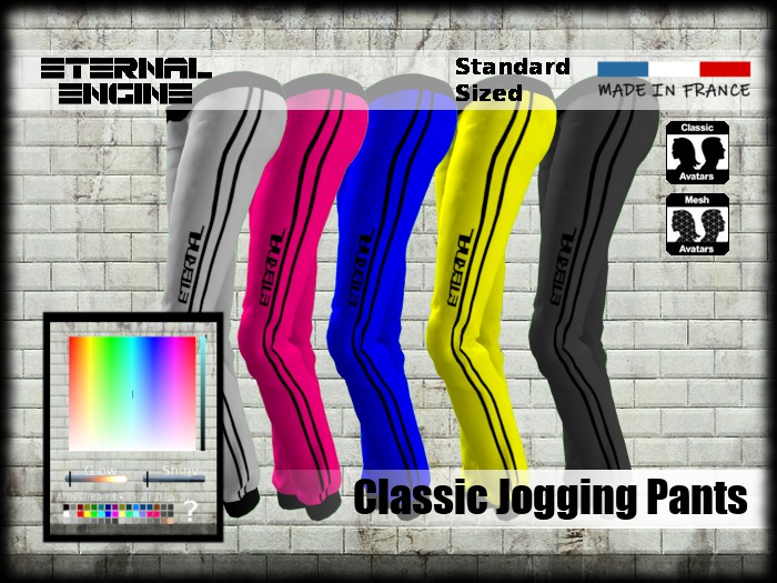 EE - Classic Jogging Pants - Color Change Hud