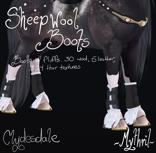 ~Mythril~ Sheepwool Boots: Clydesdale