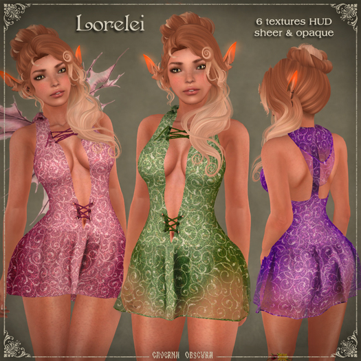 Lorelei Fairy Dress by Caverna Obscura