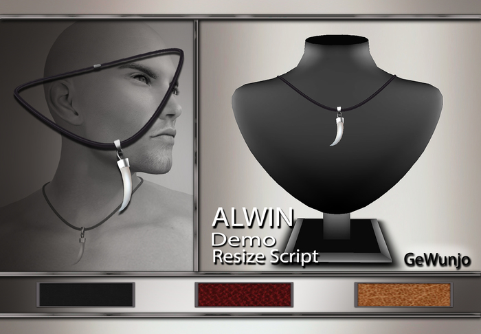 GeWunjo : ALWIN male necklace DEMO