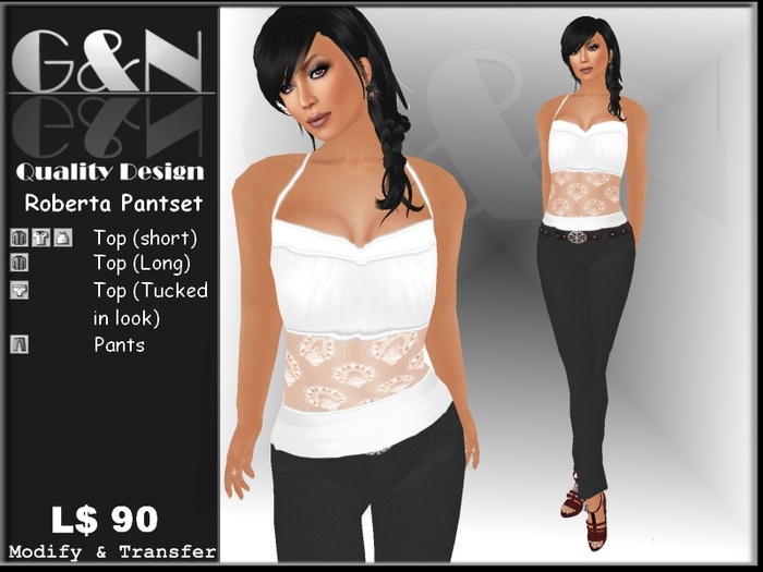 G&N Quality Design Roberta Pantset