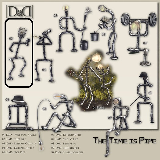 03 -DaD- The Time is Pipe- Baseball Catcher m/t box