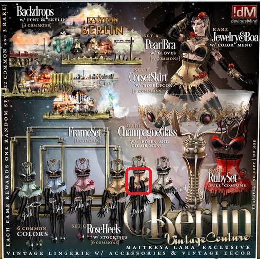 !dM Berlin **PEACH** (BOX #3B LARA)