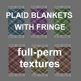 Plaid blanket textures