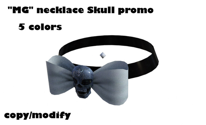 "MG" necklace Skull promo