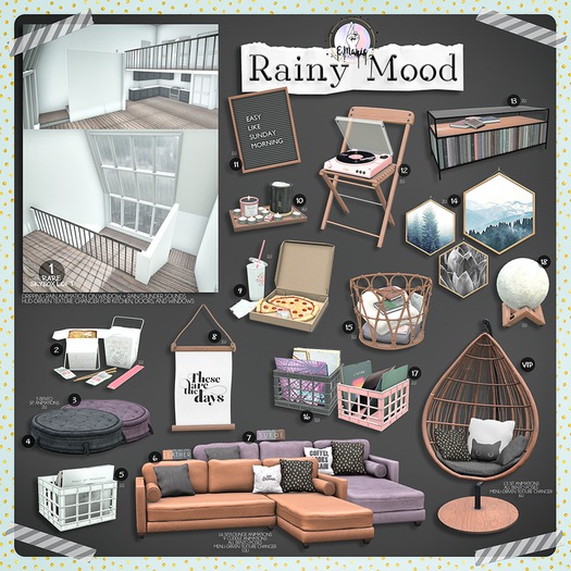 e.marie // Rainy Mood Gacha - Loft RARE