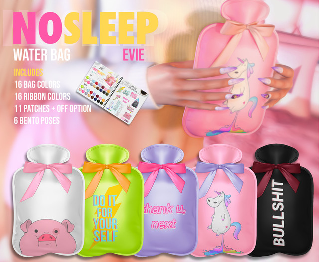 EVIE - NoSleep Water Bag