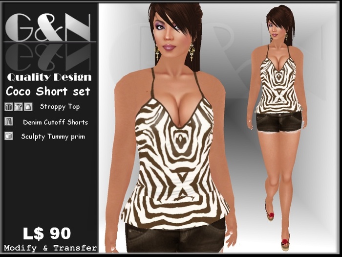 G&N Quality Design Coco Shorts set