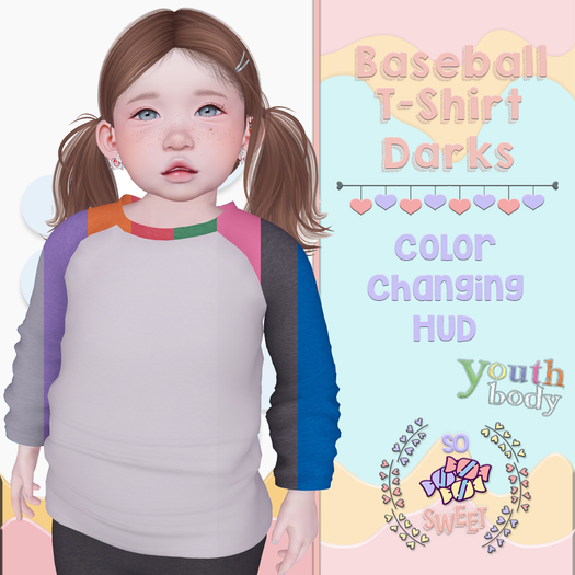 So Sweet -Baseball Tee - Darks Fatpack - ADD ME
