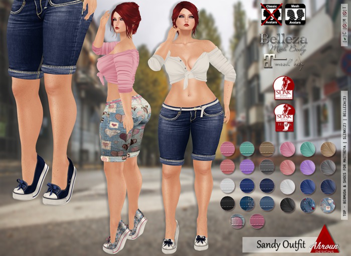 [Ahroun Designs] Sandy Outfit (Wear/Add)