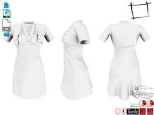 Dae Obj FBX For Halter Mini Dress with Bolero Slink, Maitreya, Ocacin Voluptuous, Belleza, Tonic