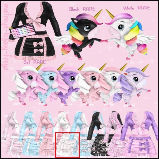 *CK* Sweetheart skirt MAITREYA white